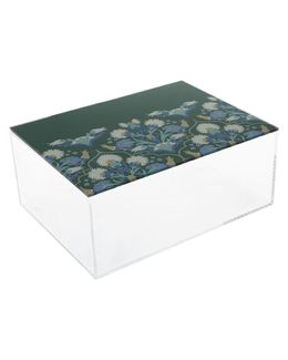 ACRYLIC BOX GREEN - LARGE