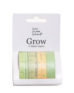 شريط واشي اللاصق (مجموعة من 4 قطع) - من معدن الإنسان