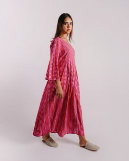 مشكاة فستان يومي مع حقيبة مع حقيبة - XS