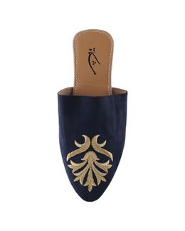 مشكاة حذاء سليبر نسائي قصب - أزرق وذهبي - المقاس 40/41 EU