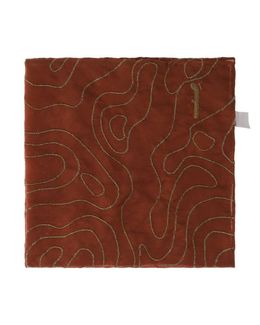 Mishkat Multi-purpose Fabric & Gift Wrap - Orange & Gold- 50×50 cm