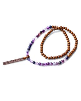Min Maadan Alensan Precious Stones & Wooden Rememberance Subha Beads