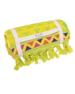 Shababuna x HNAK Palm Trees Souvenir Towel (Yellow & Green)