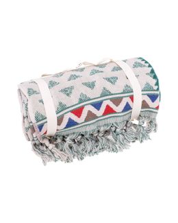 Shababuna x HNAK Palm Trees Souvenir Towel (White & Green)